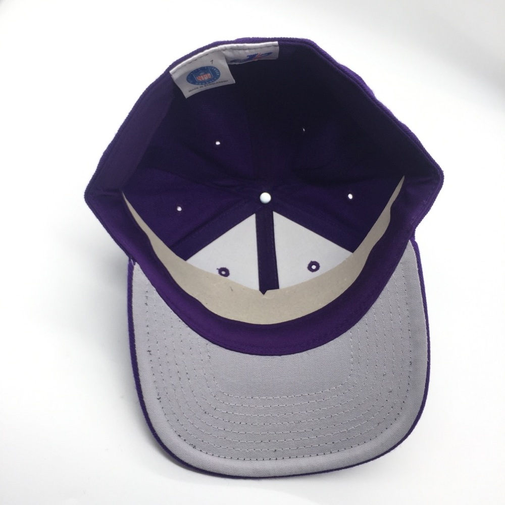Vintage Minnesota Vikings Fitted Cap Hat Logo Athletic - Picture 7 of 7